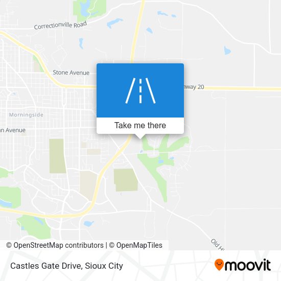 Mapa de Castles Gate Drive