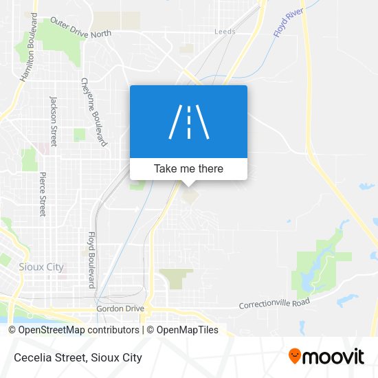 Mapa de Cecelia Street