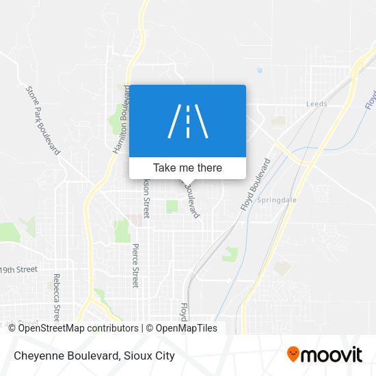 Mapa de Cheyenne Boulevard
