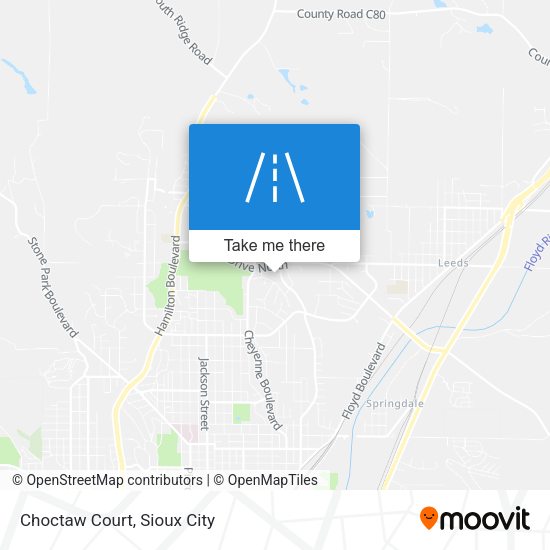 Mapa de Choctaw Court
