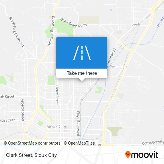 Mapa de Clark Street