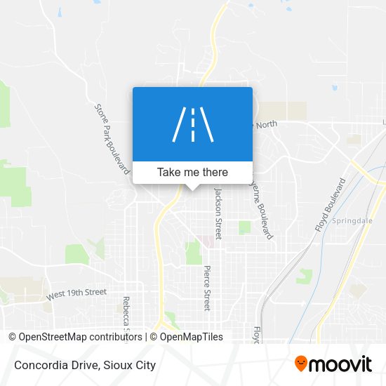 Concordia Drive map