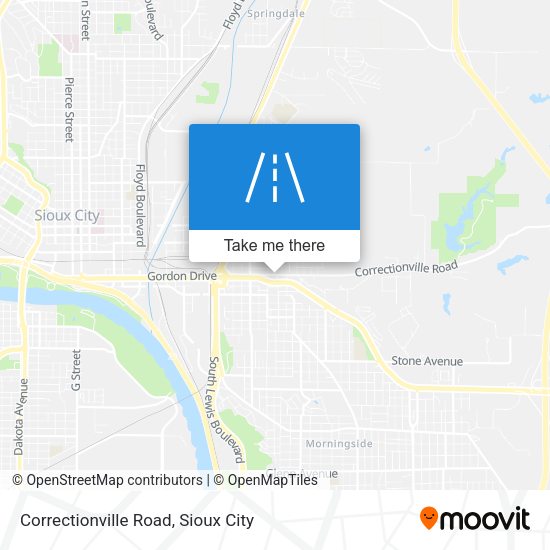Mapa de Correctionville Road