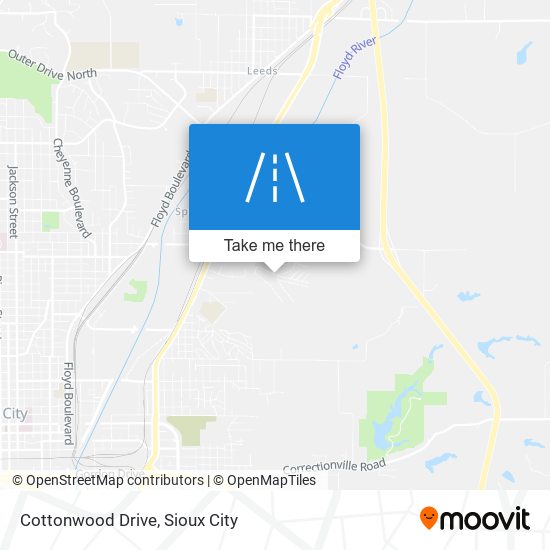 Mapa de Cottonwood Drive