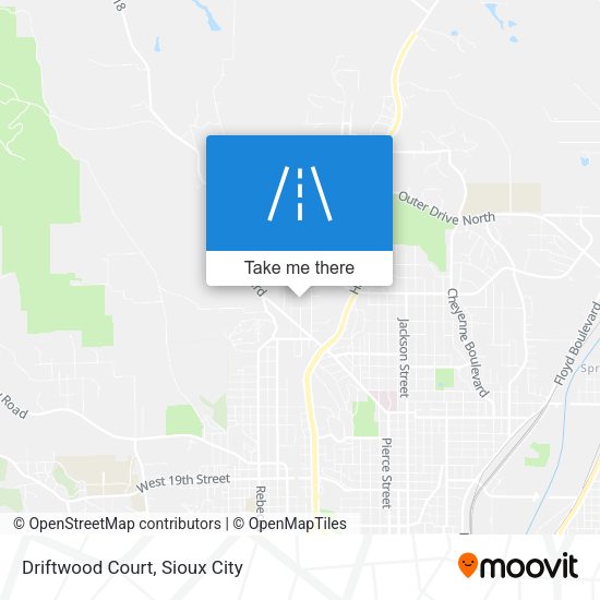 Driftwood Court map