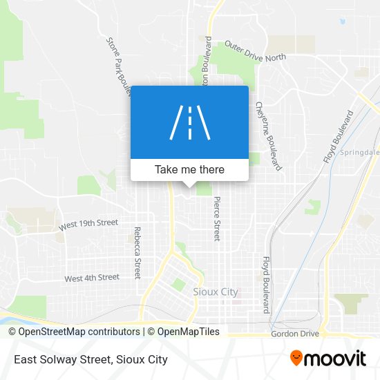 East Solway Street map