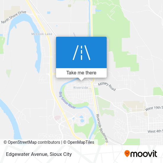 Edgewater Avenue map
