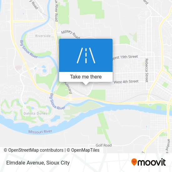 Mapa de Elmdale Avenue