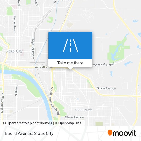 Mapa de Euclid Avenue