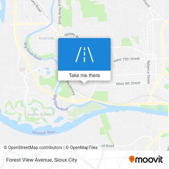 Forest View Avenue map