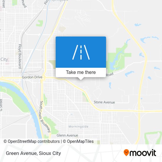 Mapa de Green Avenue