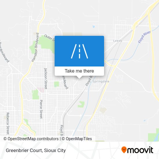 Greenbrier Court map