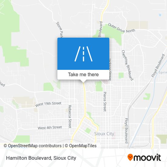 Hamilton Boulevard map