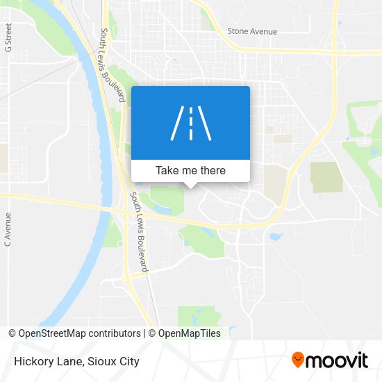 Mapa de Hickory Lane