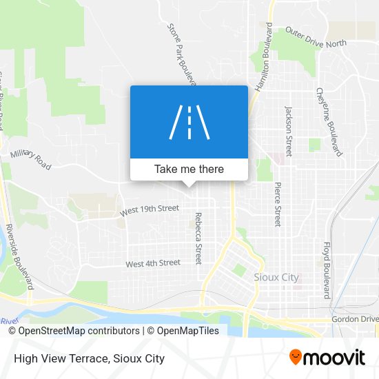 Mapa de High View Terrace