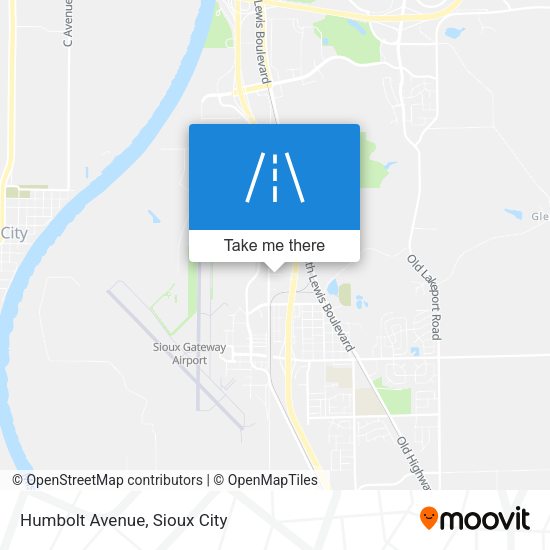 Mapa de Humbolt Avenue