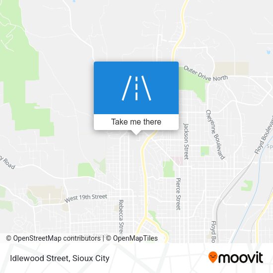 Idlewood Street map