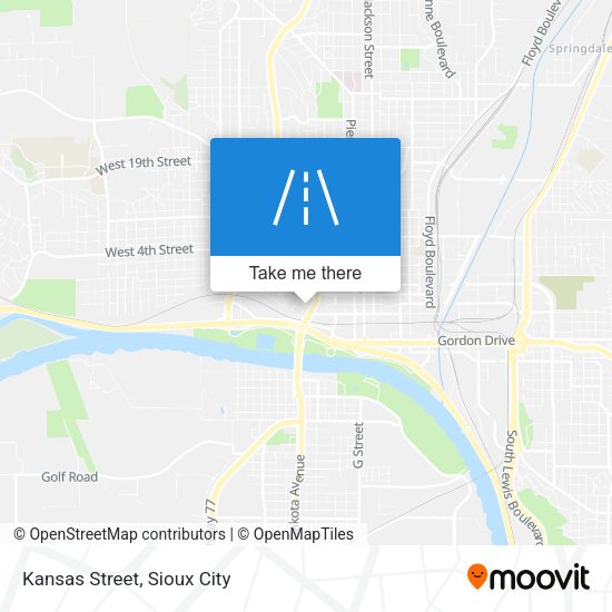 Kansas Street map