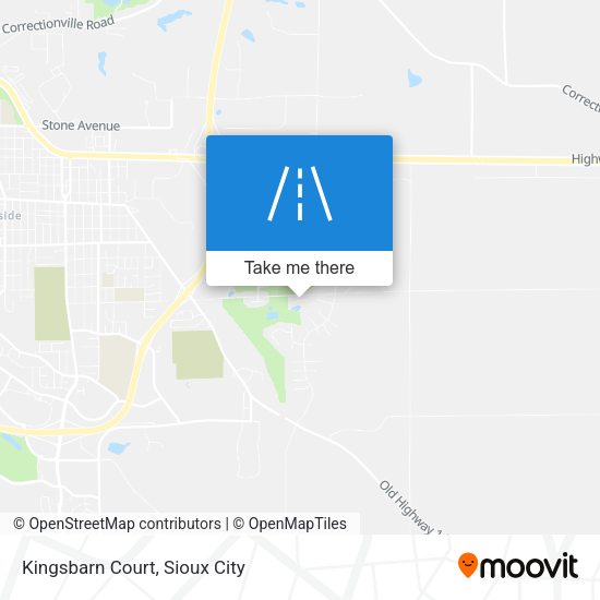Kingsbarn Court map