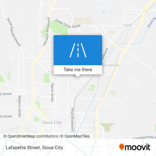 Lafayette Street map