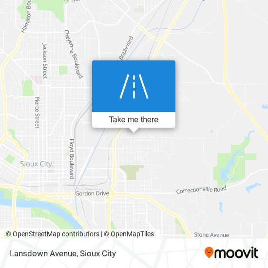 Lansdown Avenue map