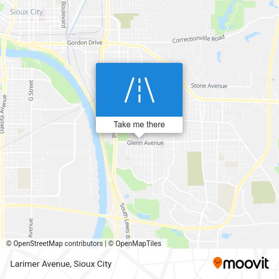 Mapa de Larimer Avenue