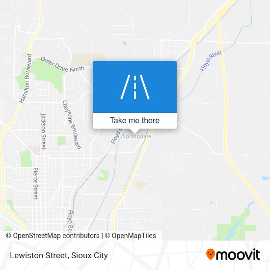 Mapa de Lewiston Street