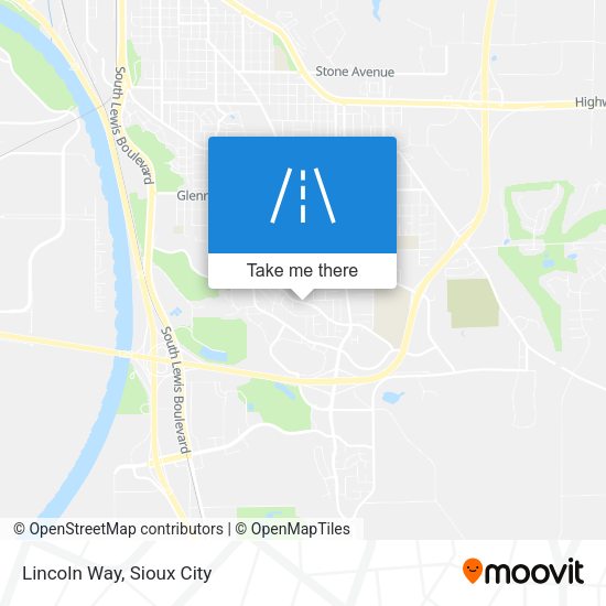 Mapa de Lincoln Way