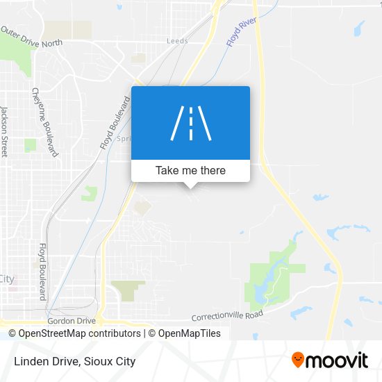 Mapa de Linden Drive
