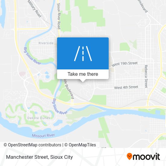 Manchester Street map