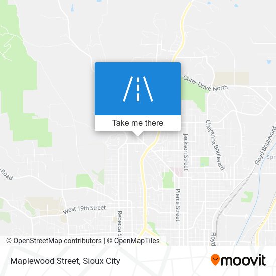Mapa de Maplewood Street