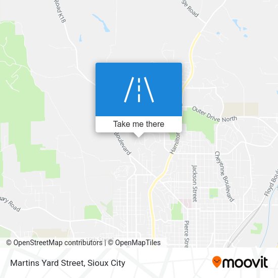 Martins Yard Street map