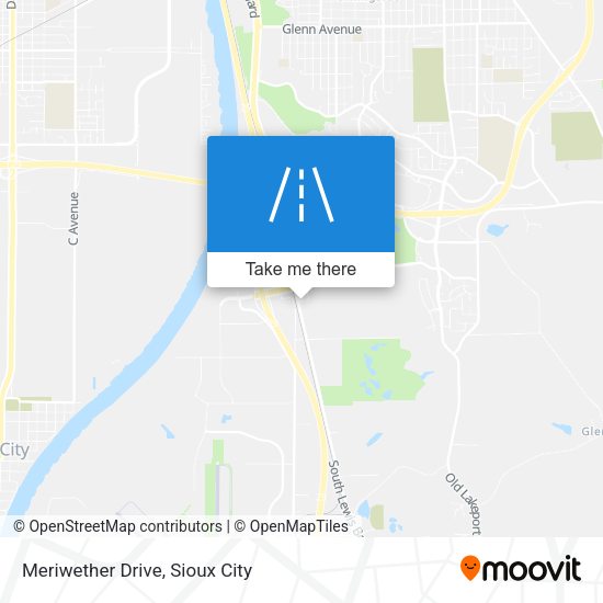 Mapa de Meriwether Drive