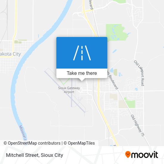 Mitchell Street map