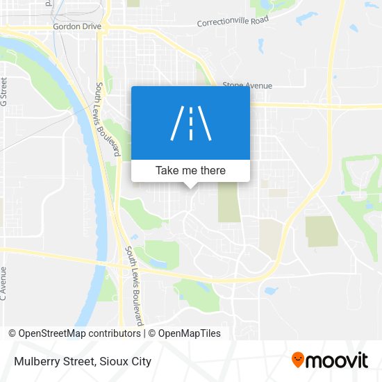 Mapa de Mulberry Street