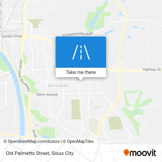 Old Palmetto Street map