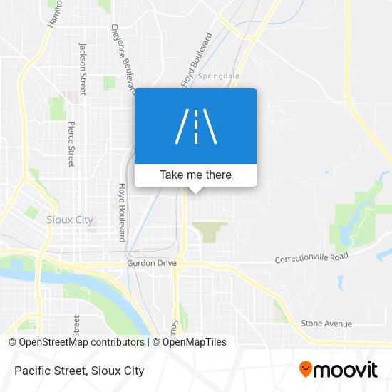 Mapa de Pacific Street