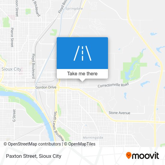 Mapa de Paxton Street