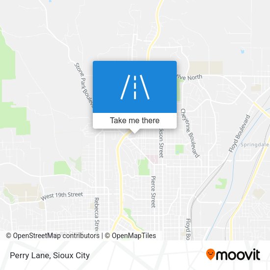 Perry Lane map