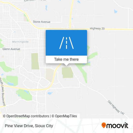 Mapa de Pine View Drive