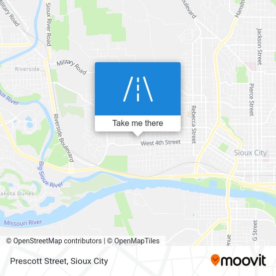 Prescott Street map