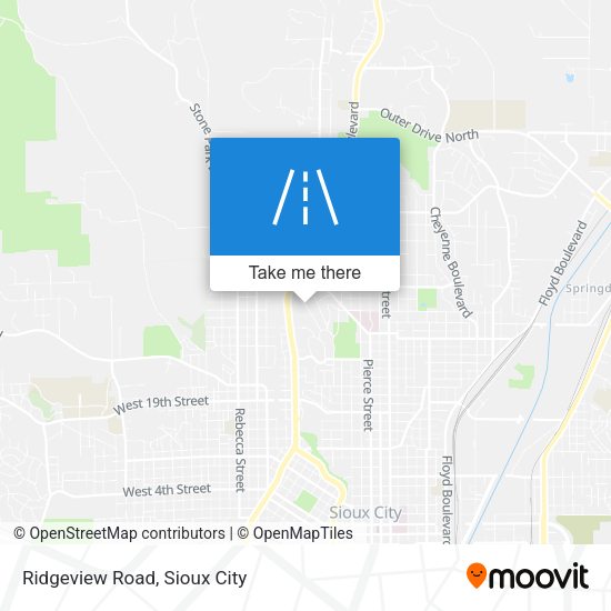 Mapa de Ridgeview Road
