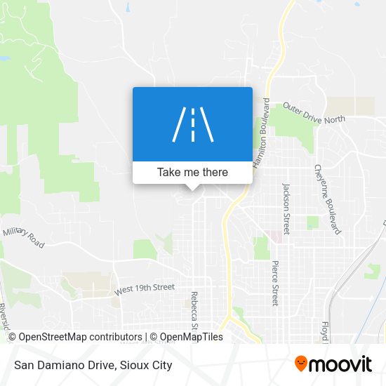 Mapa de San Damiano Drive