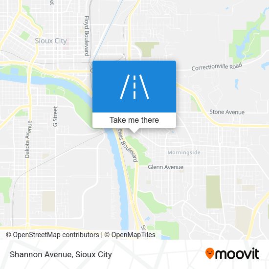 Shannon Avenue map