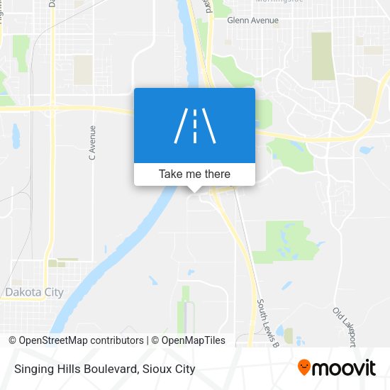 Mapa de Singing Hills Boulevard
