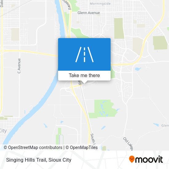 Singing Hills Trail map