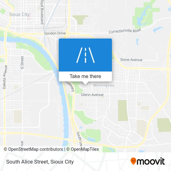 Mapa de South Alice Street