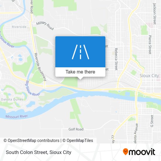 South Colon Street map