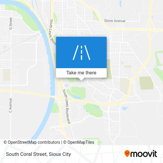 Mapa de South Coral Street
