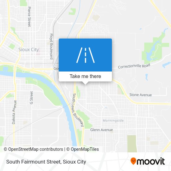 South Fairmount Street map